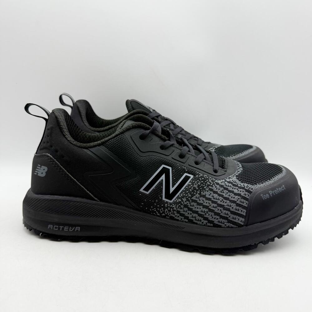 New Balance Mens Speedware Composite Toe EH Work Shoes US 8 Wide Black EUC